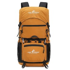 사이클링 클라이밍 스키를 위한 30L 경량 하이킹 백팩 야외 스포츠 방수 여행 가방 데이팩 (카키), 옐로우