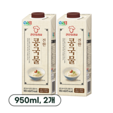 new 베지밀 정식품 진한 콩국물, 950ml, 2개