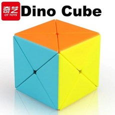 QiYi 매직 큐브 2x2 3x3 4x4 5x5 미러 Pyraminx Skewb SQ1Special 전문 속도 퍼즐 2x2Children 장난감 Cubo Magico, 24 Dino Cube, 1개