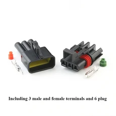 자동차 방수 커넥터 12040977 국내 델파이 15300003 DJ7039A-2.8-11 21, 03 3P one sets