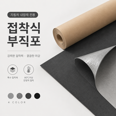 차량용 접착식 부직포 원단 자동차 실내 내장재 강력접착 [동일콘솔], 부직포-점박이회색