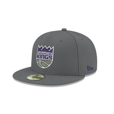 NBA 남성용 공식 59FIFTY 핏 캡 181220, 새크라멘토 킹스, 흑연