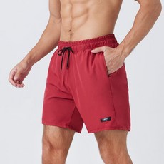 男士雙層防尷尬溫泉海邊度假專業大碼遮肉泳衣游泳沙灘褲-2025新款，舒適遮肉顯瘦, 粉色,3XL 建議60.0-70.0公斤