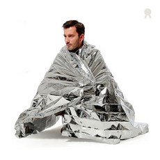 재난대비 야외활동 보온시트 비상구조 서바이벌 열차단 방한 방풍 휴대용 알루미늄, 1개, 상세페이지 참조