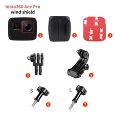 호환AGV K5 헬멧용 CamSteer 맞춤형 알루미늄 턱 마운트 GoPro 12 11 10 Insta360 X4 X5 AcePro2 DJI Acti, 02 for Insta360 AcePro2