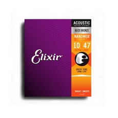 Elixir 11002 木吉他弦 Extra Light 10-47 NANOWEB 磷青銅鍍膜弦 公司貨