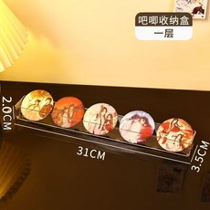 透明亞克力卡片收納架, 材質升級-一層卡片收納盒, N/A