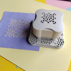 創意 禮物 壓花器幼兒園兒童DIY製作磁鐵印花機邊紋鏤空打邊器玩具, 41#菊花（升級款）, 1個