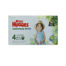 하기스 네이처메이드 썸머 팬티형 기저귀 유아용, 4단계, 96매