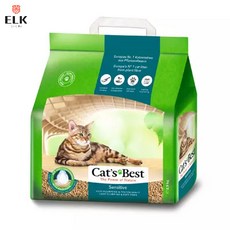 CAT'S BEST 凱優 黑標 凝結木屑砂 強效除臭 2.9KG, 1個