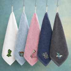 클라우망 공룡프렌즈 고리수건 이름자수 어린이집 핸드타올, 5개, 혼합색상