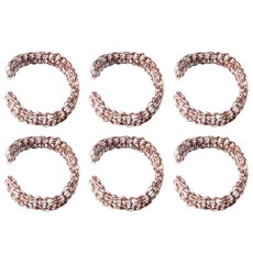 6PCS 조정 커튼 타이백 커튼 홀더 클립 세트는 심플한 터치와 호환됩니다, 평평한 흰색 어두운 관