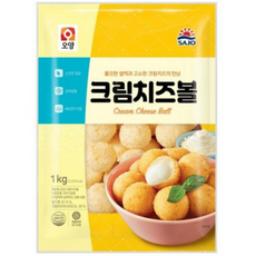 사조오양 크림치즈볼, 1kg, 2개