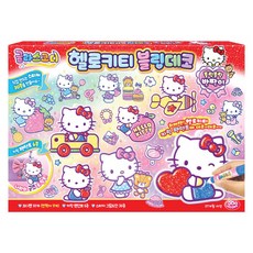 주영 헬로키티 블링데코 글라스코디, 혼합색상, 1개