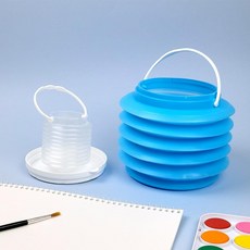 자바라물통 플러스 블루 그림물통, 단품