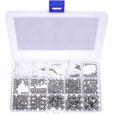 Mipcase 580개 스틸볼 케미컬베어링강구슬 악기베어링볼 공업용베어링강구슬 부속품파라 밸브가 부착된 베어링볼 볼베어링 스테인리스강 실버, Mipcase 580개 스틸볼 케미컬베어링강구슬 악기베