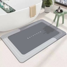 빨아쓰고 빠른건조 욕실 발 규조토 매트 75248ea 1(pc), 올리브그린