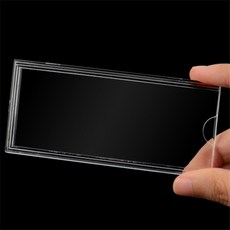 도토리 투명 프레임 소형 광고게시판, 55x25