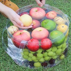 미주니상점 캠핑 설거지 파우치 1p 투명백