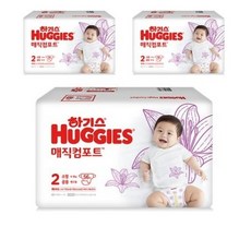 2021 신형 하기스 매직 컴포트 밴드형 기저귀 소형 2단계 (4~8kg), 154매
