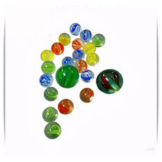 유리구슬 500 전통 구슬치기 놀이 학습용 컬러 1개입 앤츠런3