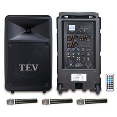 TEV TA-780U-3 USB/SD三頻無線擴音機, 1個