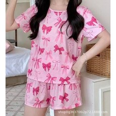 睡衣套裝 短袖短褲 兩件套 家居服