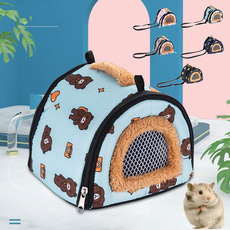 작은 애완동물 이동장, 네이비-말, 1개