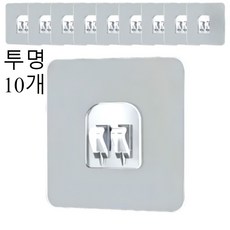 무타공 접착패드 싱글, 10개