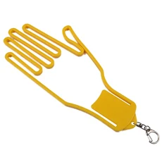 쿠쿠스토어 골프 장갑 랙 교수형 홀더 셰이퍼 금속 버클 액세서리와 플라스틱, 06 노란색