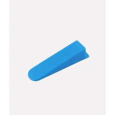 타일시공용 평탄쐐기 100p 입 수평간격, 3개, 파랑색