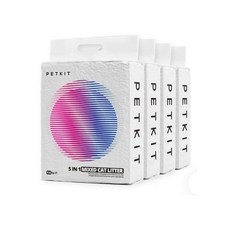 喜花貓 原廠Petkit佩奇 智能涼夏 5合1 混合貓砂 豆腐砂, 1個, 4包 <只能宅配 載具請備註>, 7L, 活性碳