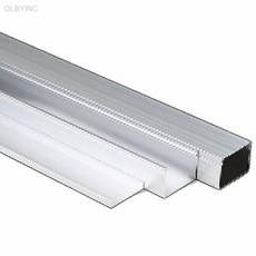 알루미늄 닥트 120x60mm 1M 전선매립 전기공사자재 사무실랜 사각전선덕트 벽면배선정리, 1개