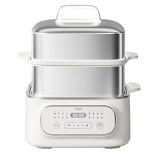 SONGEN松井多功能雙層蒸煮鍋，9.3L大容量，八種模式，24小時預約，304不鏽鋼, 1個, SG-1022MS(Q) 不鏽鋼鍋蓋