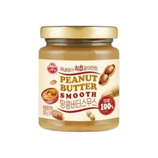 오뚜기 100% 땅콩버터 스무스, 300g, 2개