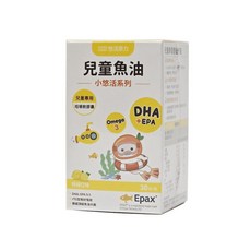 健而美 小悠活兒童魚油30粒/盒 兒童DHA Omega-3 魚油, 1個