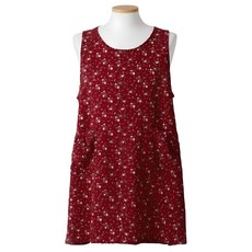 Rosa Home大腸鬆緊圍裙, 1個, 深紅色