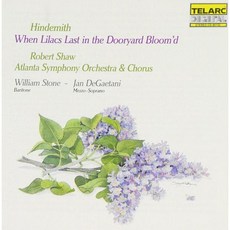 Paul Hindemith Composer Robert Shaw Conductor Atlanta Symphony Orchestra Jan DeGaetani Performer W