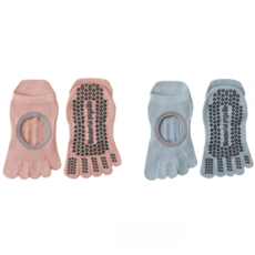 와아아 필라테스 요가 논슬립 토삭스 2컬레세트