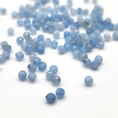 [모크재료방] 아쿠아마린 컷팅 2mm, 100개, 스카이
