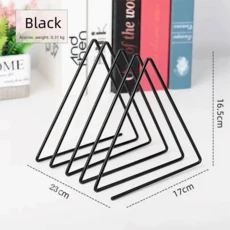 사무실 데스크탑 파일 랙 금속 책장 다기능 통합 스토리지 폴더 박스 다층, 02 Black
