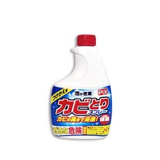 獅子化學 PIX 浴室廁所除霉清潔劑 浴室除霉 浴室防黴 除黴噴霧, 1個, 浴室廁所除霉清潔劑 400g (補充瓶)