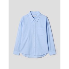 매장정품 에잇세컨즈 8SECONDS 조직감 스트라이프 셔츠 스카이 블루 425464LY1Q 207145