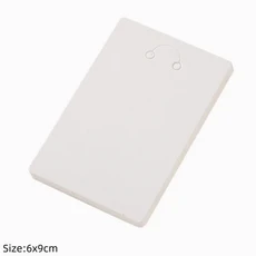 키체인 디스플레이 카드홀더 열쇠 고리 주얼리 중소 비즈니스 목걸이 창업 포장 용품 50 개 6x9cm, 10 5