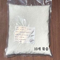 대통령 표창 습식 찹쌀가루 쌀가루 1kgx10개(총 10kg) 국내산, 1kg, 10개, 천일염 찹쌀가루 10kg