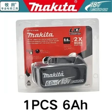 1마치타 6Ah배터리(마치타18V 배터리BL1830B BL1850B1840BL1860BL1815와 호환) 리튬 배터리 교체용 대체품, 02 1PCS 6Ah