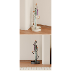 우산 수납함 가정용 현관 입구 소형 물빠짐 거치대 감성 철제 우산꽂이 고급스러운 우산 보관대, 블랙, 1개