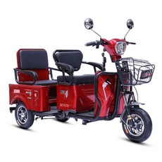 어르신전동차 노인 어르신 3륜 세발 전동차, 48V, 1. 60V600W모터배터리없음충전기없음, 1개