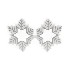 【CHL】聖誕節造型眼鏡, 1個, 漸變雪花