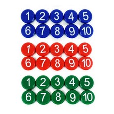 고마운상점 숫자 자석 자석글자, 빨강, 1개